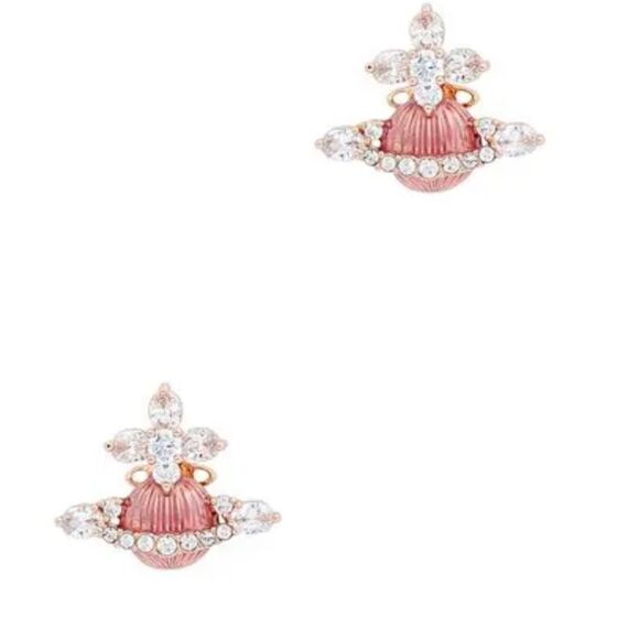 Vivienne Westwood Jewelry - NWOT Vivienne Westwood Rose Gold Mireille Earrings